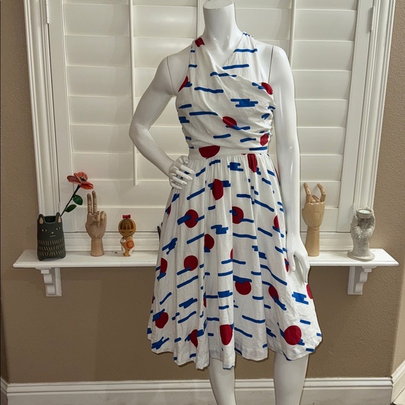 ModCloth Sweet Sunrise Asymmetrical Wrap Midi Dress - Picture 1 of 11
